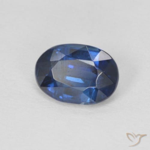 1.02 ct Blue Kyanite Stone, Natural Kyanite in Oval Facet Shape for Sale