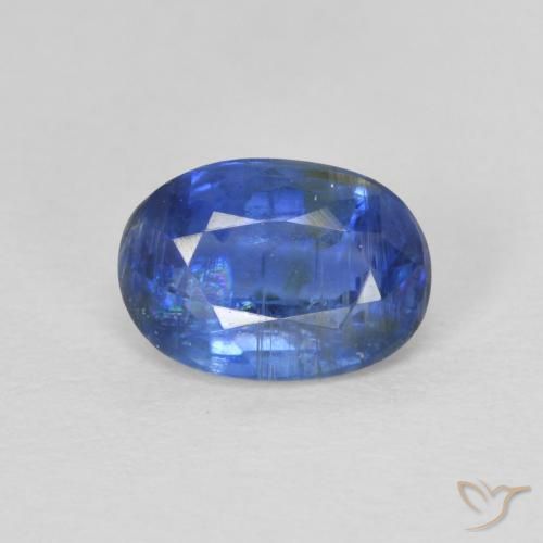 1.07 ct Blue Kyanite, 7.1 x 5 mm Oval Cut From Nepal, Photo A
