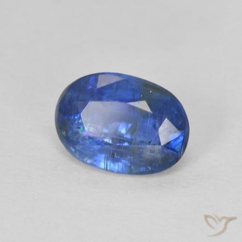 1.07 ct Blue Kyanite Stone, Natural Kyanite in Oval Facet Shape for Sale