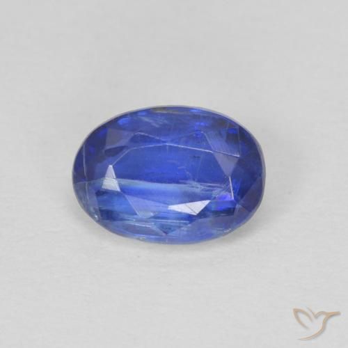 1.02ct Natural Deep Blue Kyanite, Oval, SI