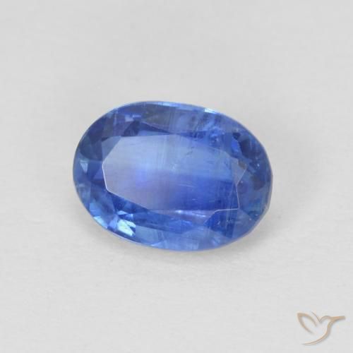 1.11 ct Blue Kyanite Stone, Natural Kyanite in Oval Facet Shape for Sale