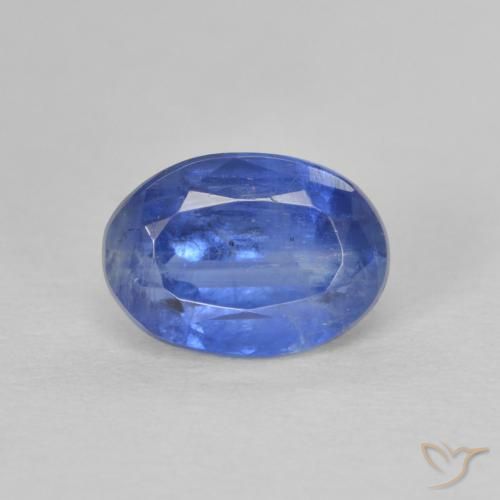 1.17ct Natural Deep Blue Kyanite, Oval, SI