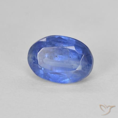 1.17 ct Blue Kyanite Stone, Natural Kyanite in Oval Facet Shape for Sale
