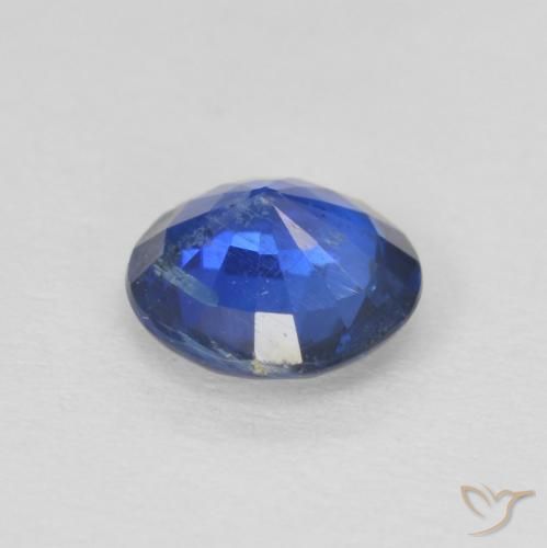 Kyanite Gemstone in 6 mm (calibrated) Size for Sale, Kyanite Stone in Light Navy Blue Color