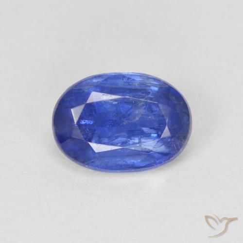 1.12ct Natural Deep Blue Kyanite, Oval, SI