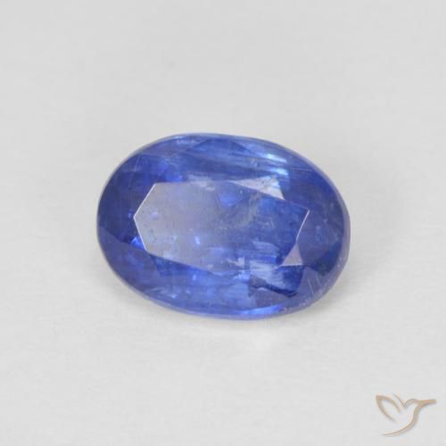 1.12 ct Blue Kyanite Stone, Natural Kyanite in Oval Facet Shape for Sale
