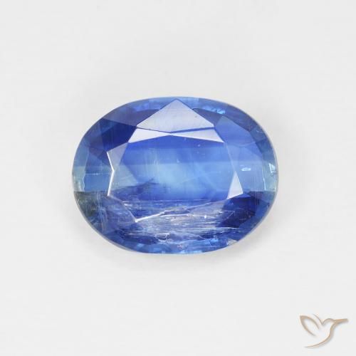 2.72ct Natural True Blue Kyanite, Oval, SI