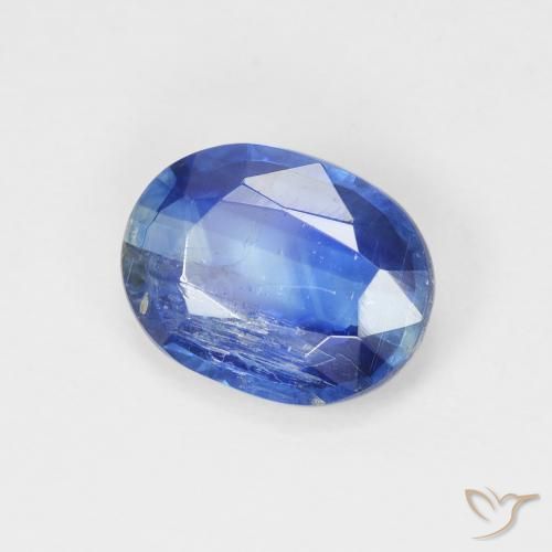 2.72 ct Blue Kyanite Stone, Natural Kyanite in Oval Facet Shape for Sale