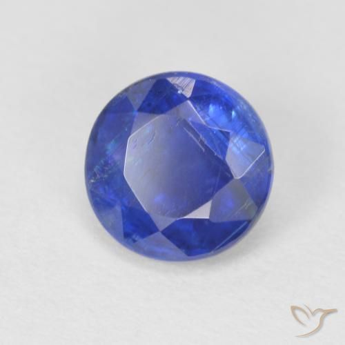 1.12 ct Blue Kyanite Stone, Natural Kyanite in Round Facet Shape for Sale