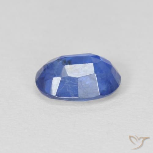 Kyanite Gemstone in 7 x 5 mm (calibrated) Size for Sale, Kyanite Stone in Medium Navy Blue Color