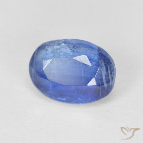 1.21 ct Blue Kyanite Stone, Natural Kyanite in Oval Facet Shape for Sale
