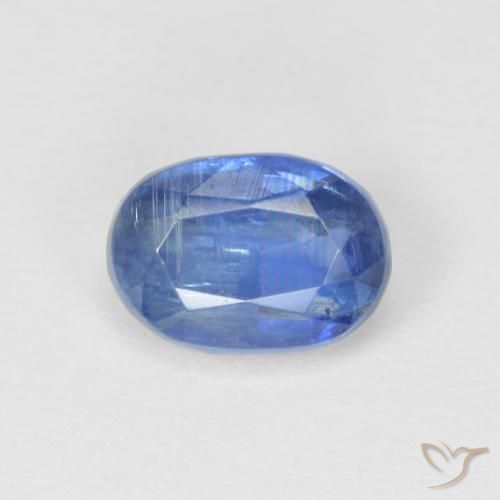 1.26ct Natural Light Navy Blue Kyanite, Oval, SI