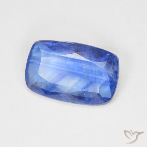 3.07 ct Blue Kyanite Stone, Natural Kyanite in Cushion-Cut Shape for Sale