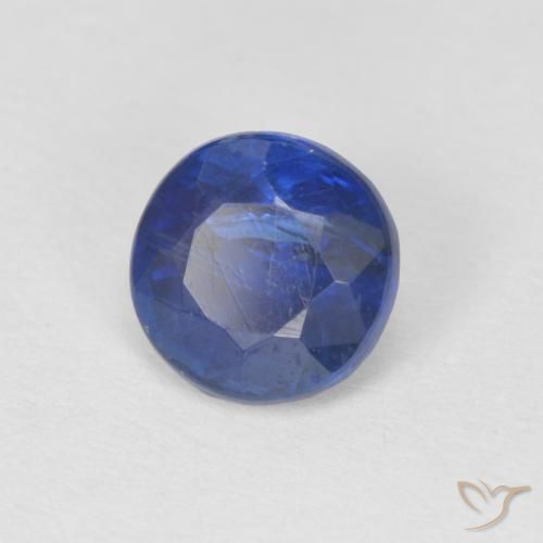 1.09 ct Blue Kyanite Stone, Natural Kyanite in Round Facet Shape for Sale