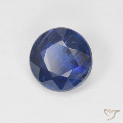 1.09 ct Blue Kyanite Stone, Natural Kyanite in Round Facet Shape for Sale