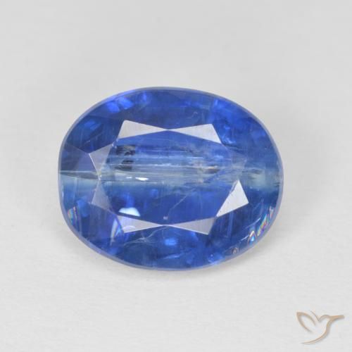 4.08ct Natural True Blue Kyanite, Oval, SI