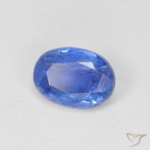 1.06 ct Blue Kyanite Stone, Natural Kyanite in Oval Facet Shape for Sale