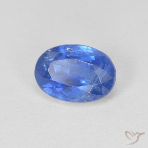 1.13 ct Blue Kyanite Stone, Natural Kyanite in Oval Facet Shape for Sale