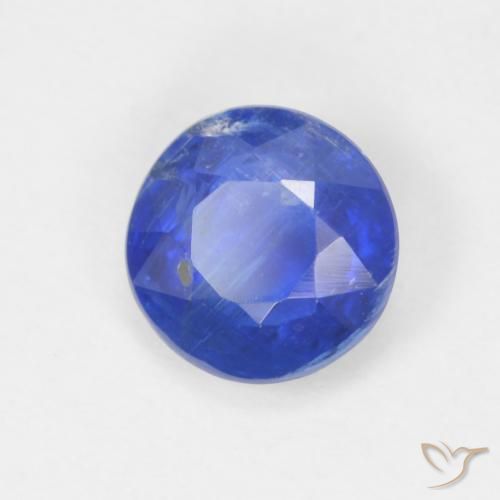 1.01 ct Blue Kyanite Stone, Natural Kyanite in Round Facet Shape for Sale