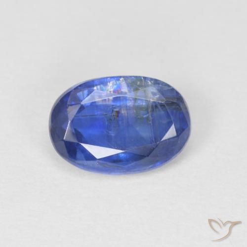 1.07ct Natural Dark Blue Kyanite, Oval, SI