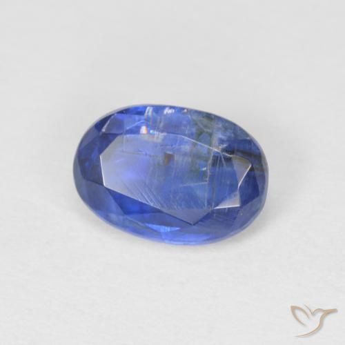 1.07 ct Blue Kyanite Stone, Natural Kyanite in Oval Facet Shape for Sale