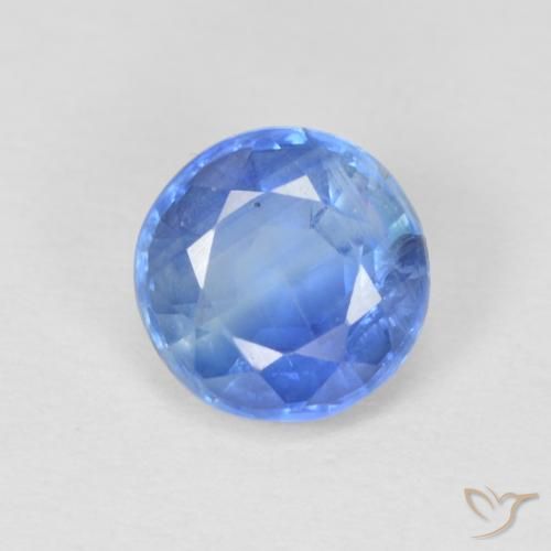 1.06ct Natural Baby Blue Kyanite, Round, SI