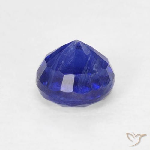 Kyanite Gemstone in 3.7 mm Size for Sale, Kyanite Stone in Intense Navy Blue Color