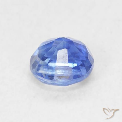 Kyanite Gemstone in 3.7 mm Size for Sale, Kyanite Stone in Light Navy Blue Color