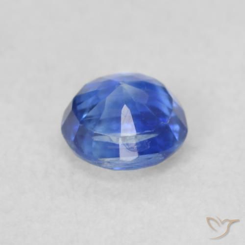 Kyanite Gemstone in 3.8 mm Size for Sale, Kyanite Stone in Dark Blue Color
