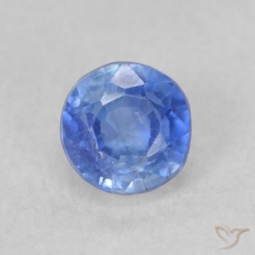 0.33 ct Blue Kyanite, 3.8 mm Round Cut From Nepal, Photo A
