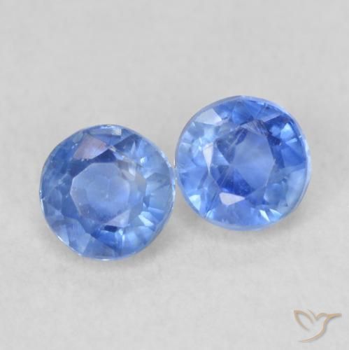 0.60ctw Natural Light Navy Blue Kyanite, Round, VS-SI
