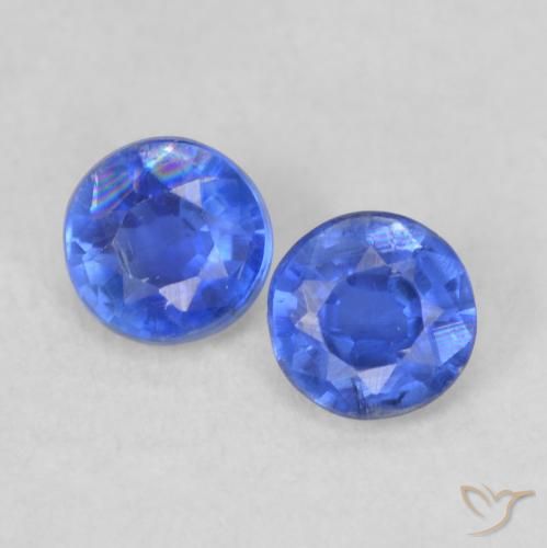 0.48 ct Blue Kyanite, 3.6 mm Round Cut From Nepal, Photo A
