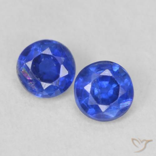 0.47 ct Blue Kyanite, 3.6 mm Round Cut From Nepal, Photo A