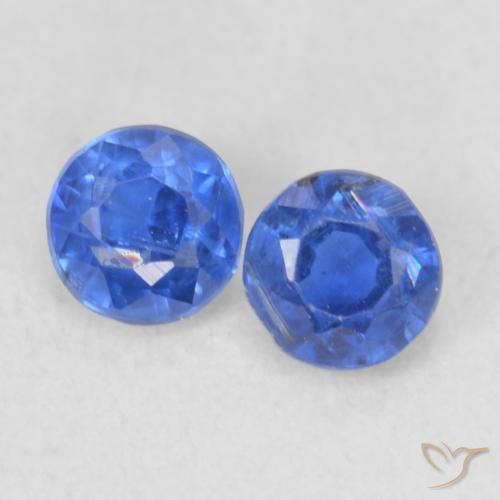 0.6 ct Blue Kyanite, 3.7 mm Round Cut From Nepal, Photo A