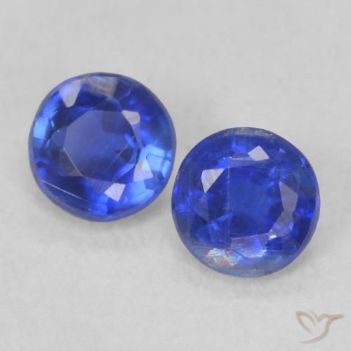 0.42 ct Blue Kyanite, 3.6 mm Round Cut From Nepal, Photo A