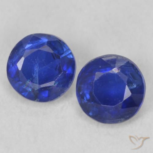 0.53 ct Blue Kyanite, 3.8 mm Round Cut From Nepal, Photo A