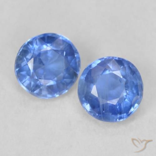 0.42 ct Blue Kyanite, 3.6 mm Round Cut From Nepal, Photo A
