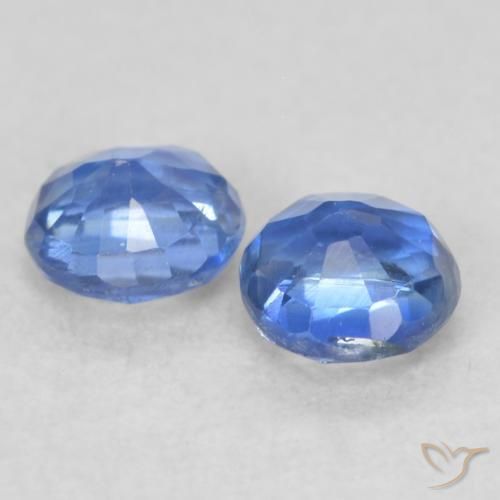 Kyanite Gemstones in 3.7 mm Size for Sale, Kyanite Stones in Deep Blue Color