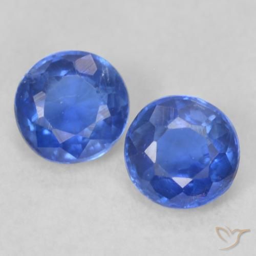 0.52 ct Blue Kyanite, 3.8 mm Round Cut From Nepal, Photo A