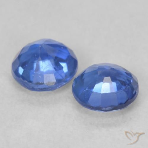 Kyanite Gemstones in 3.8 mm Size for Sale, Kyanite Stones in True Blue Color