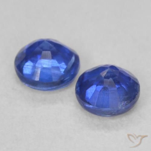 Kyanite Gemstones in 3.7 mm Size for Sale, Kyanite Stones in True Blue Color