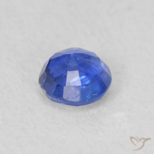 Kyanite Gemstone in 3.7 mm Size for Sale, Kyanite Stone in Dark Blue Color