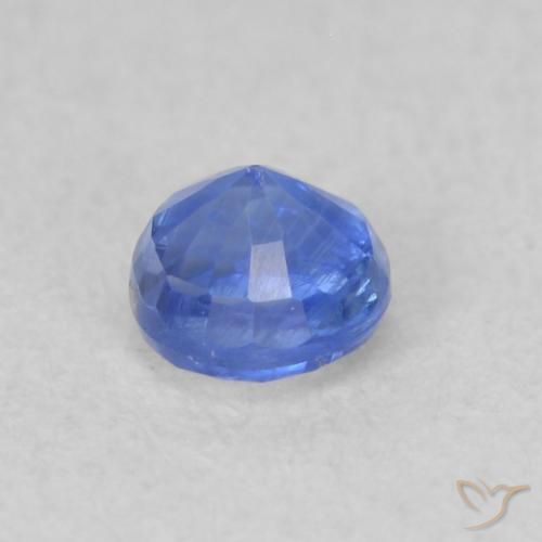 Kyanite Gemstone in 3.7 mm Size for Sale, Kyanite Stone in Dark Blue Color