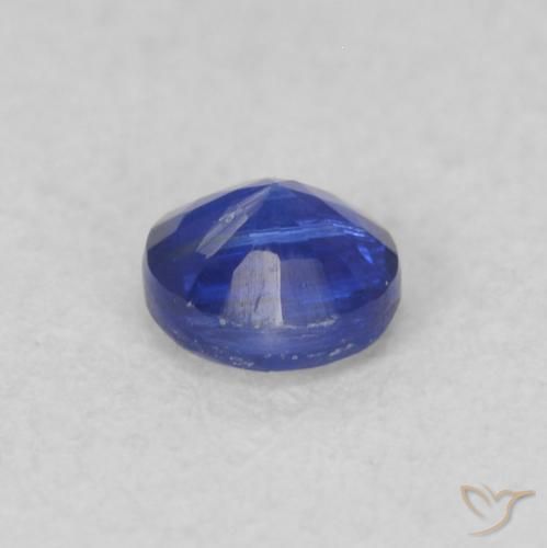 Kyanite Gemstone in 3.7 mm Size for Sale, Kyanite Stone in Navy Blue Color
