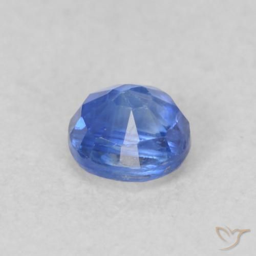 Kyanite Gemstone in 3.7 mm Size for Sale, Kyanite Stone in Dark Blue Color