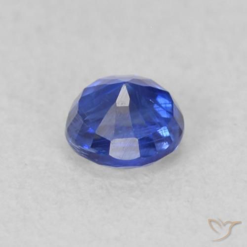 Kyanite Gemstone in 3.7 mm Size for Sale, Kyanite Stone in Deep Blue Color