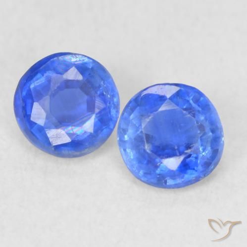 0.47 ct Blue Kyanite, 3.7 mm Round Cut From Nepal, Photo A
