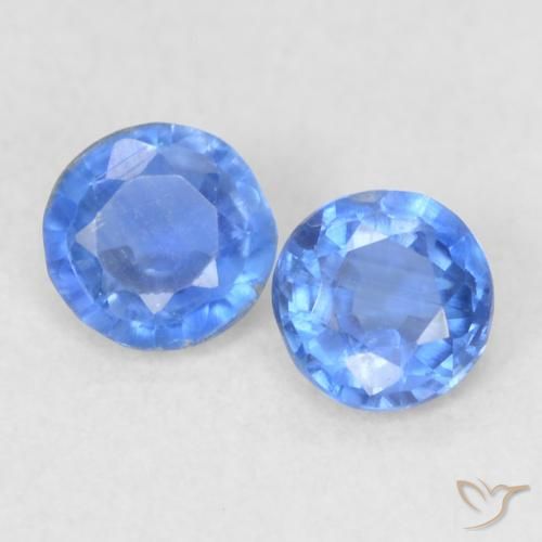 0.37 ct Blue Kyanite, 3.6 mm Round Cut From Nepal, Photo A