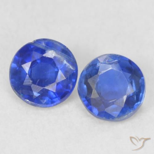 0.49 ct Blue Kyanite, 3.7 mm Round Cut From Nepal, Photo A