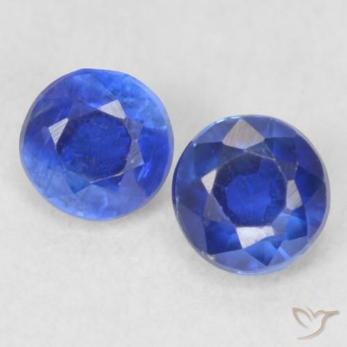 0.61 ct Blue Kyanite, 3.7 mm Round Cut From Nepal, Photo A